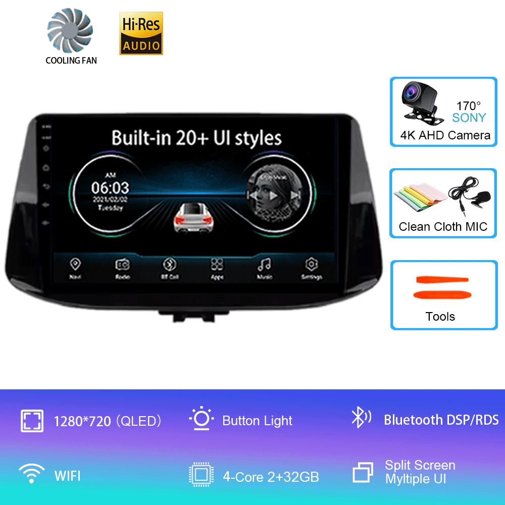 

Для Hyundai i30 2017 2018 Android 14 Радио Мультимедиа Навигация Видеоплеер Автомобильный GPS RDS Carplay AUTO 2 din Без DVD DSP WIFI CHINA