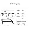 1PC Non-Prescription Blue Light Glasses Retro Square Frame Fashion Accessory for Computer Eye Protection UV Blocking Unisex