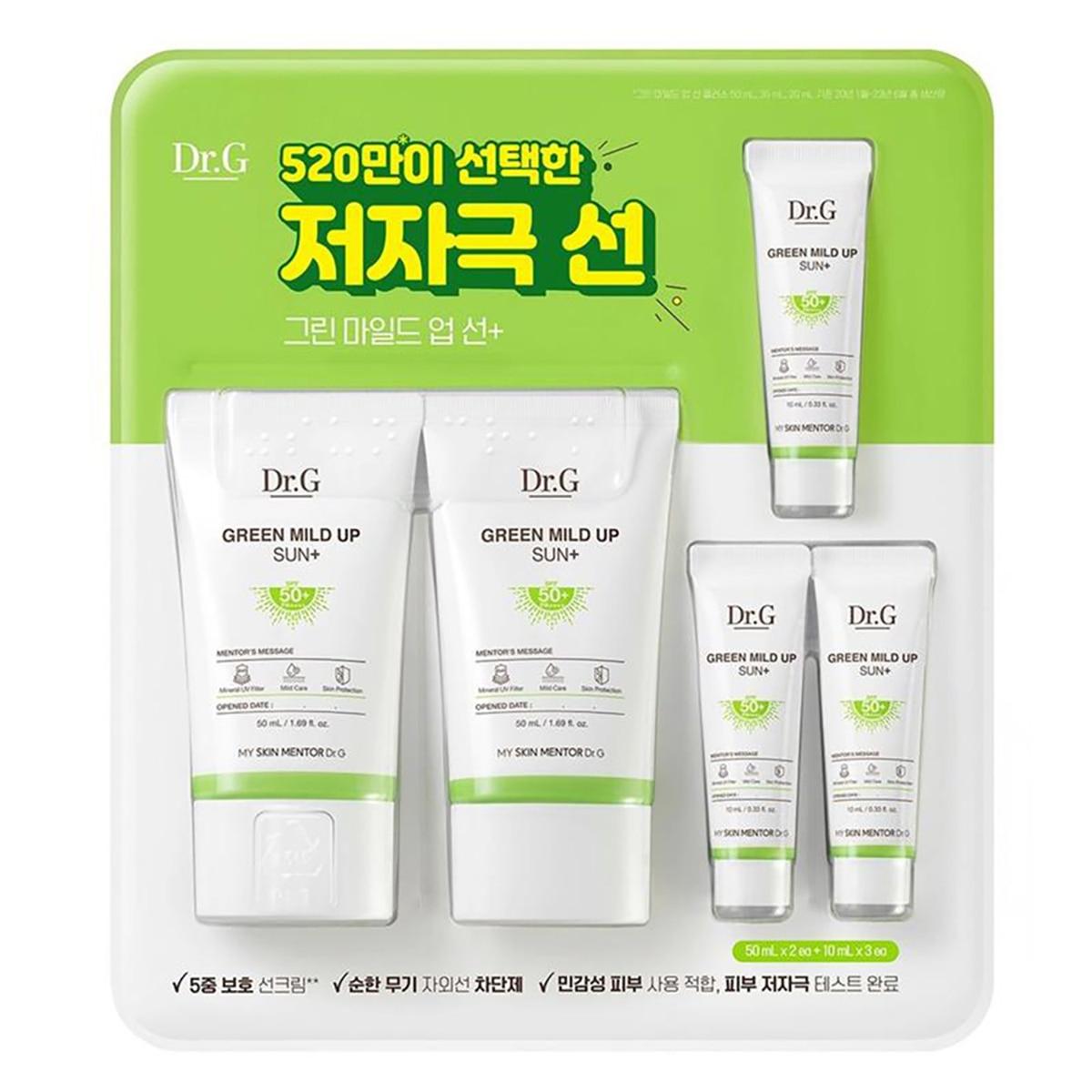 

Dr.g Green Mild Up Sun Cream 50ml X 2+ 10ml X 3