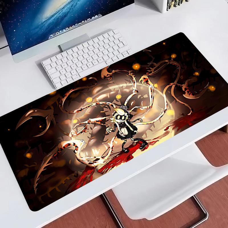 Gaming Mouse Pad Rubber Extended Gamer Desk mat Large Anime Keyboard Pad Computer Accessories M-murder Uzi N V J Drones mousepad