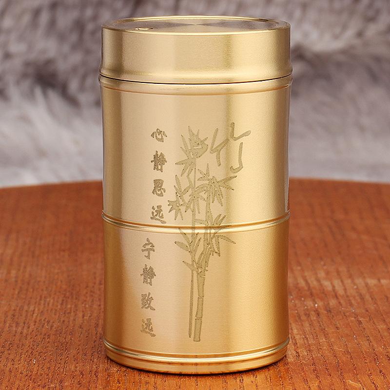 Copper Toothpick Holder Creative Bamboo Shape Toothpick Storage Container Portable Fall Resistant Toothpick Box For Table Decor