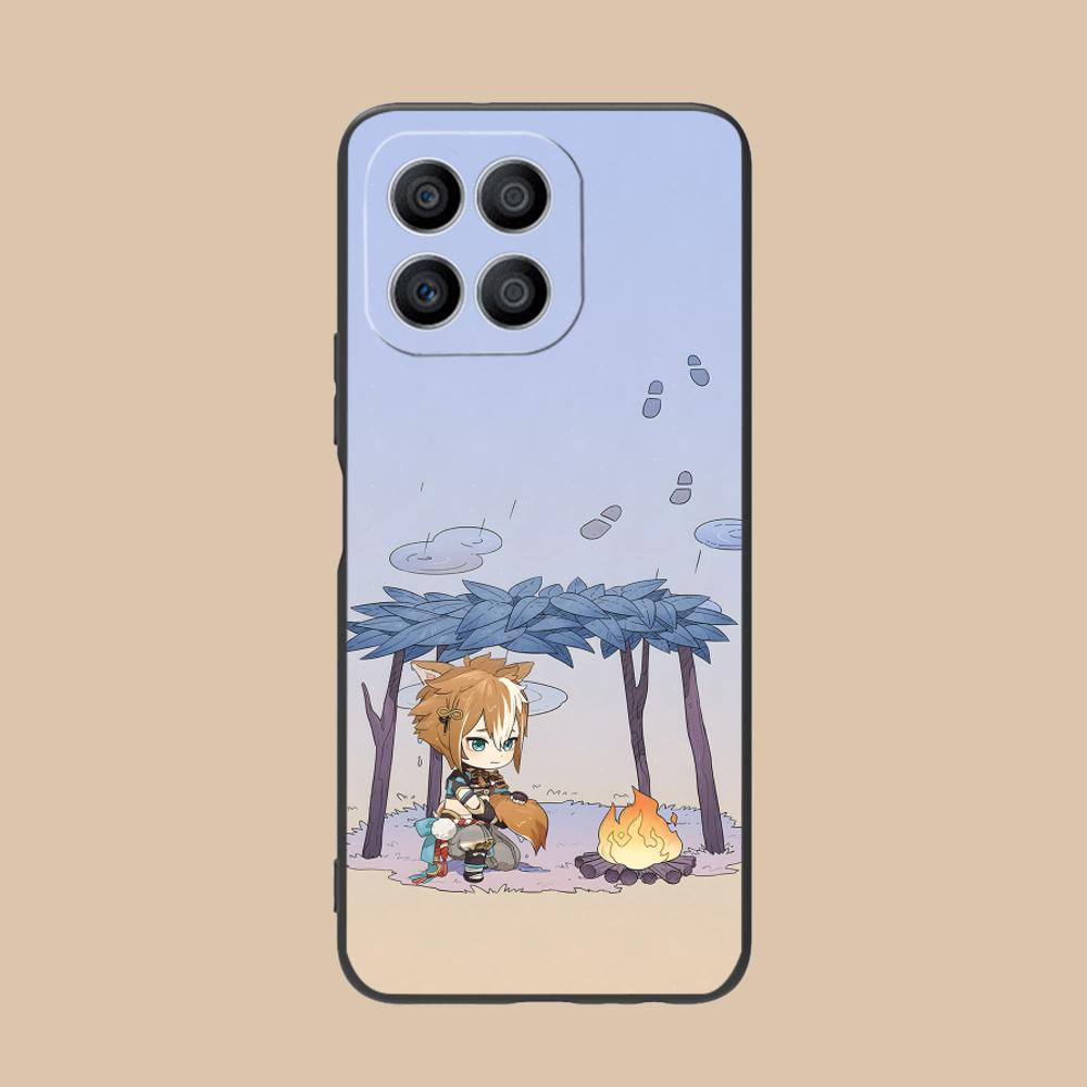 Game GI Gorou Mobile Phone Case for Honor 90 80 70 60 50 30 20 10 9 8 7 Pro S SE Lite 5G Colorful Printing Cover Cover Pretty
