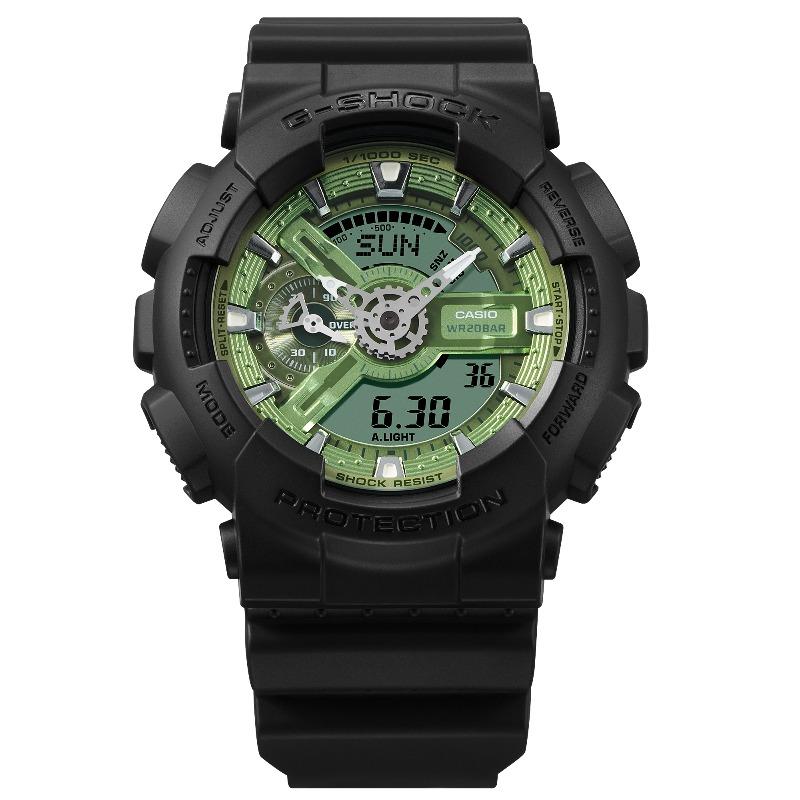Casio G-SHOCK Men's Resin 200M Water Resistant Digital Shock Resistant Quartz Watch GA-110CD-1A3