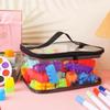 Clear PVC Toy Storage Bag Large Capacity Board Game Storage Puzzle Organizer  Kids Room Storage