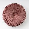 40cm Round Pumpkin Pillow Button Pillow Solid Color Drifting Window Tatami Cushion Thickened Chair Cushion