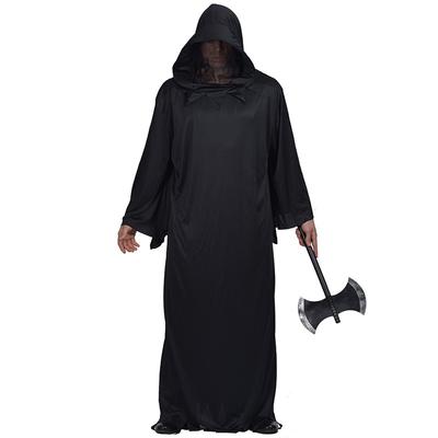 Halloween Costume Grim Black Robed Warrior Ospaly Prop Costume