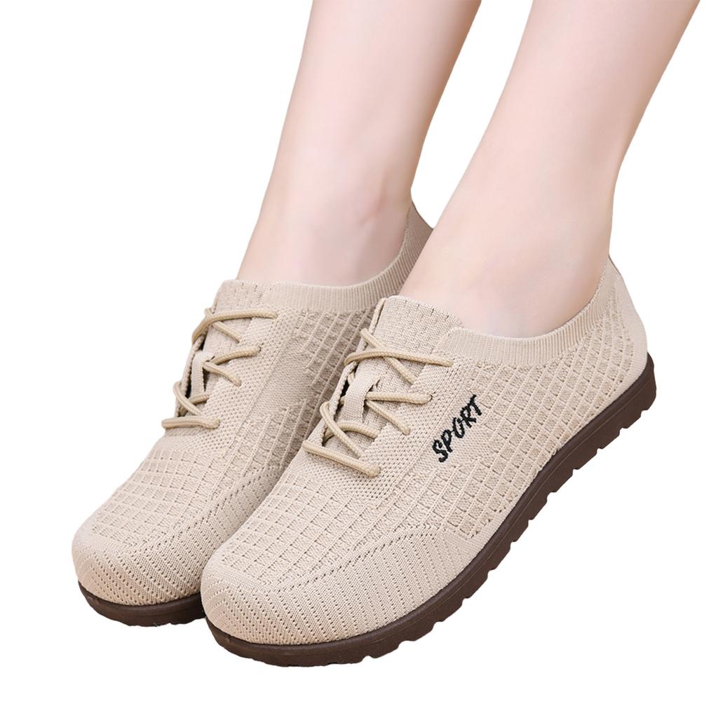 Women's Mesh Lightweight Casual Flats with Soft - Shoes for Everyday Walking