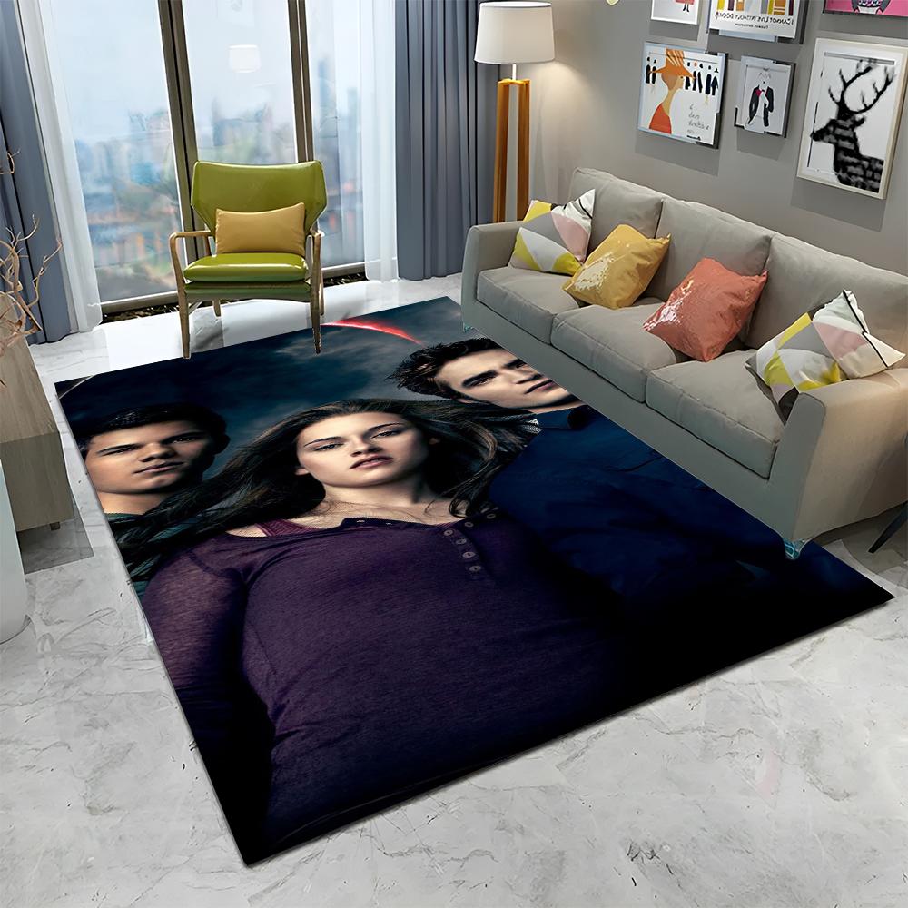3D-Druck The Twilight Saga HD Teppich für Zuhause Wohnzimmer Schlafzimmer Sofa Fußmatte Dekor, Kinder Spielbereich Teppich Rutschfeste Bodenmatte