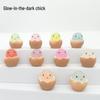 Luminous DIY Resin Cartoon Hatching Chick Accessories for Journals, Children's Play Houses, and Ornaments.