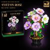 Moc Preserved Flowers Building Blocks City Home Decoration Bird Of Paradise Chrysanthemum Plum Blossom Bricks Toys Kids Diy Gift