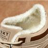Herrenschuhe 2024 Winter High Top Trendy Dicksohlige Workwear Schuhe Warme Baumwollschuhe Schnürschuhe Bequeme Plüsch Warme Stiefeletten