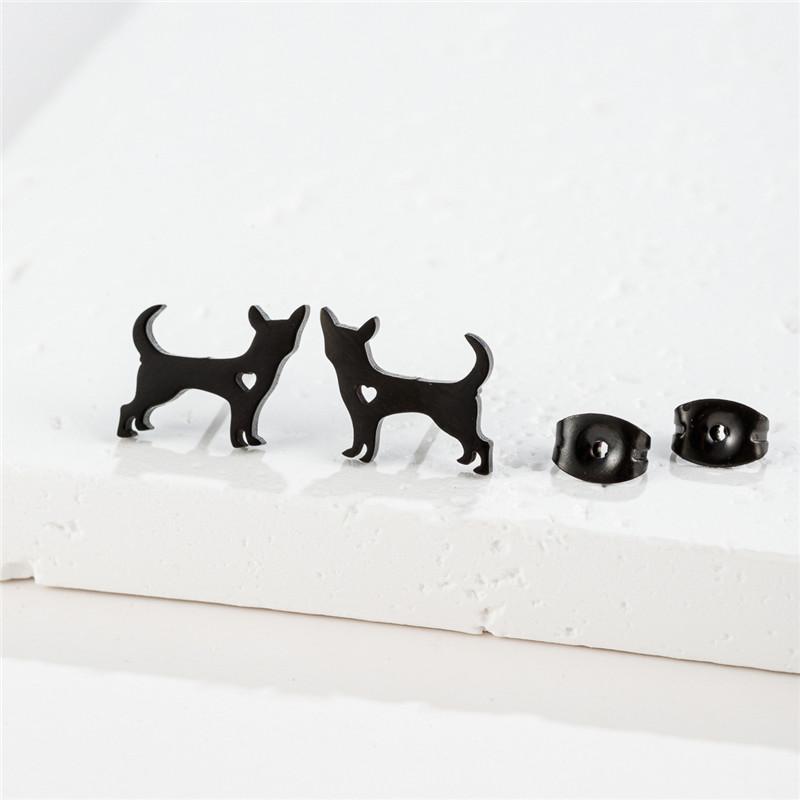 Arrival Chihuahua Dog Earrings for Women Cute Dachshund Studs Animal Earings Love My Pet Jewelry Party Pendientes