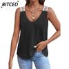 Women's Fashion Casual Solid Color Print   Blouses & Shirts