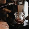 70ml ESPRESSO Heat-resistant Glass Measuring Cup Kitchen Clip for Espresso Double Mouthed Cups