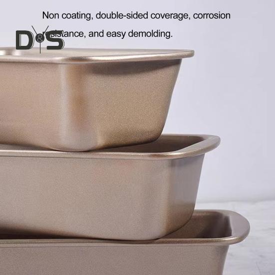 Cake Mold Non-stick Toast Box High Temperature Resistant Carbon Steel Baking Mold for Home Kitchen Party