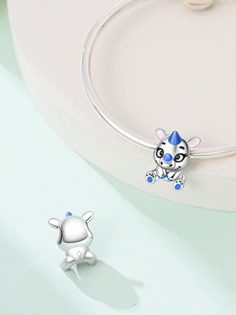 Copper Plated Original Charms Cute Little Monster Beads Fit Bracelet Women'S Jewelry Gift