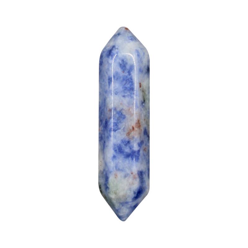 Hexagonal Crystal Bullet Head Yoga Stone Jewelry