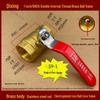 Copper Ball Valve DN15, DN20, DN25, DN32 Radiator Tap Switch