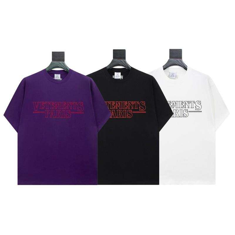 Unisex Übergroßes Vintage Gewaschenes Baumwoll-T-Shirt Mit Gesticktem Buchstaben-Print Lässiges T-Shirt