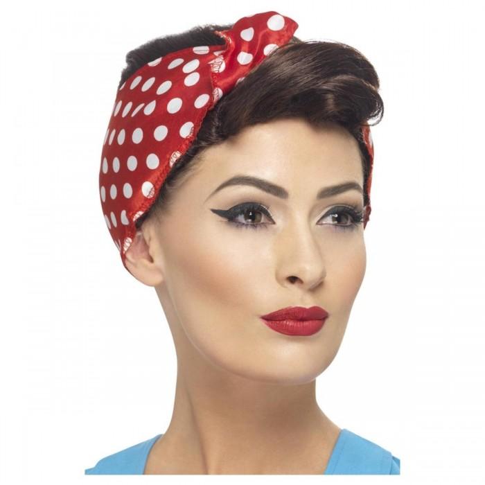 Smiffys Dámská/Ladies 40s Rosie Paruka