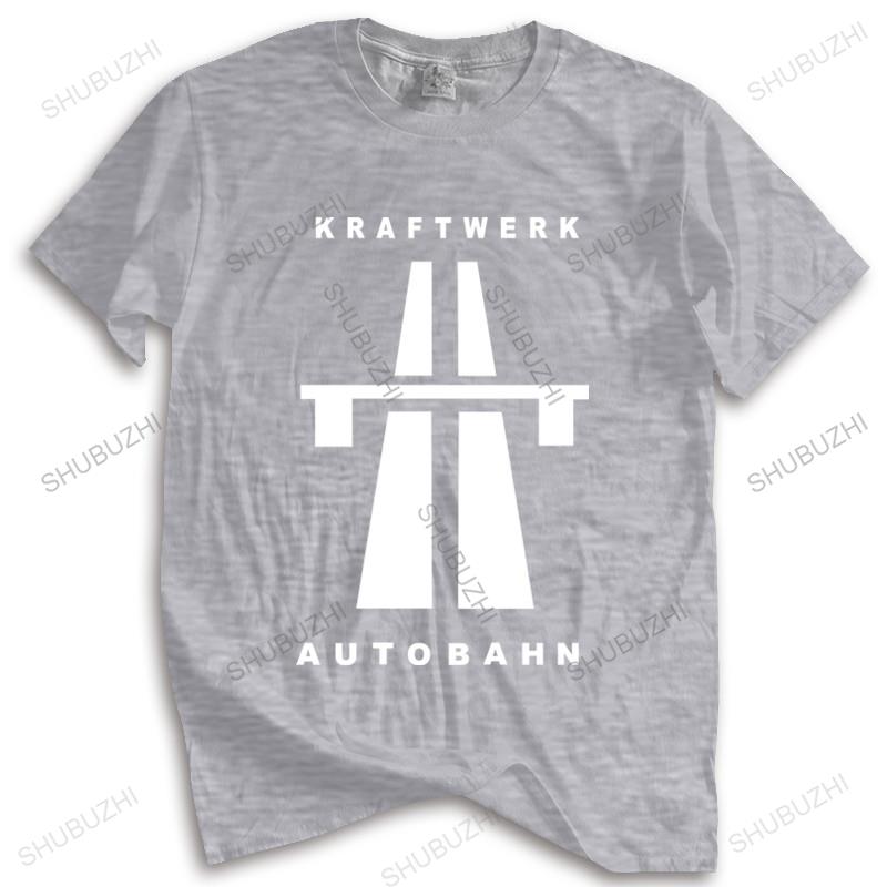 Men Brand T Shirt Summer 100% Cotton Tshirt Autobahn - Kraftwerk Mens Music T-Shirt Autobarn Drop Shipping