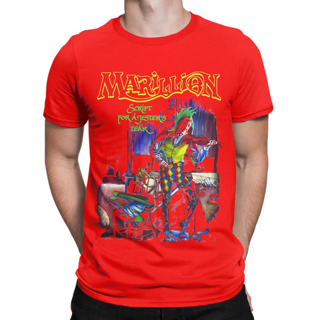 Maglietta Grafica Divertente Vintage MERCH MARILLION 100% Cotone Magliette Marillion Top Per Unisex