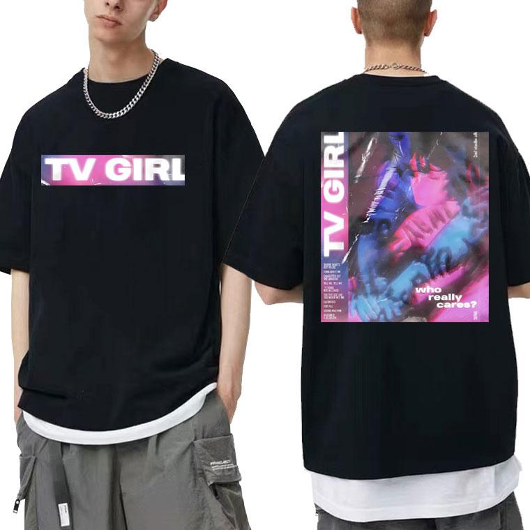 Cults TV Girl One Night Only Graphic Print T-shirt Unisex Vintage Tees Unisex Γυναικείο Casual Oversized T-shirt Unisex Βαμβακερό T-shirt