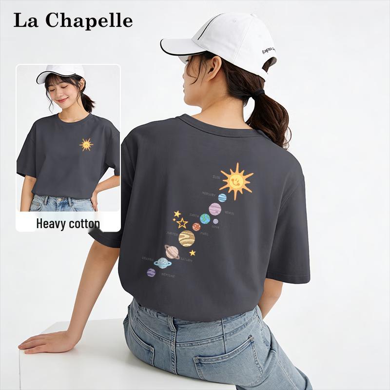La Chapelle Women s Cotton Short Sleeve Top M