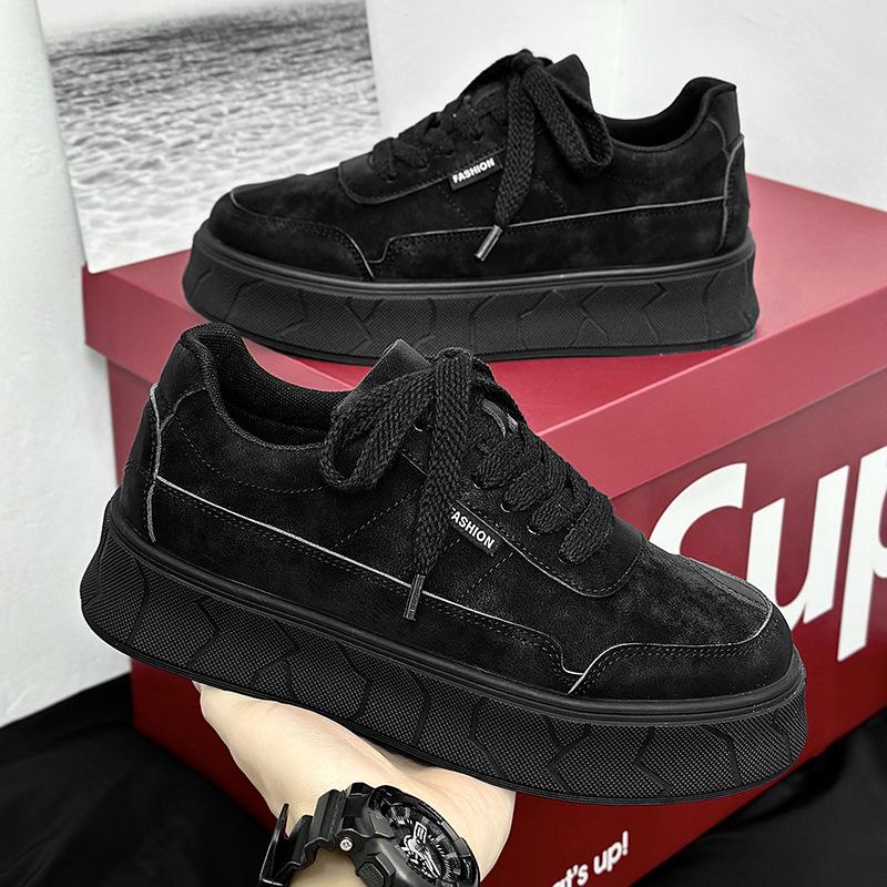 

2025 New Men s Classic Sneakers Korean Edition Trendy Casual Board Shoes Youth Thick soled Breathable Sports Running Shoes 45