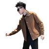 Design Sense Splicing Jacket Men's Autumn and Winter Trendy Brand Ruffian Handsome Lapel Jacket 2025 New Men's Autumn Short Top