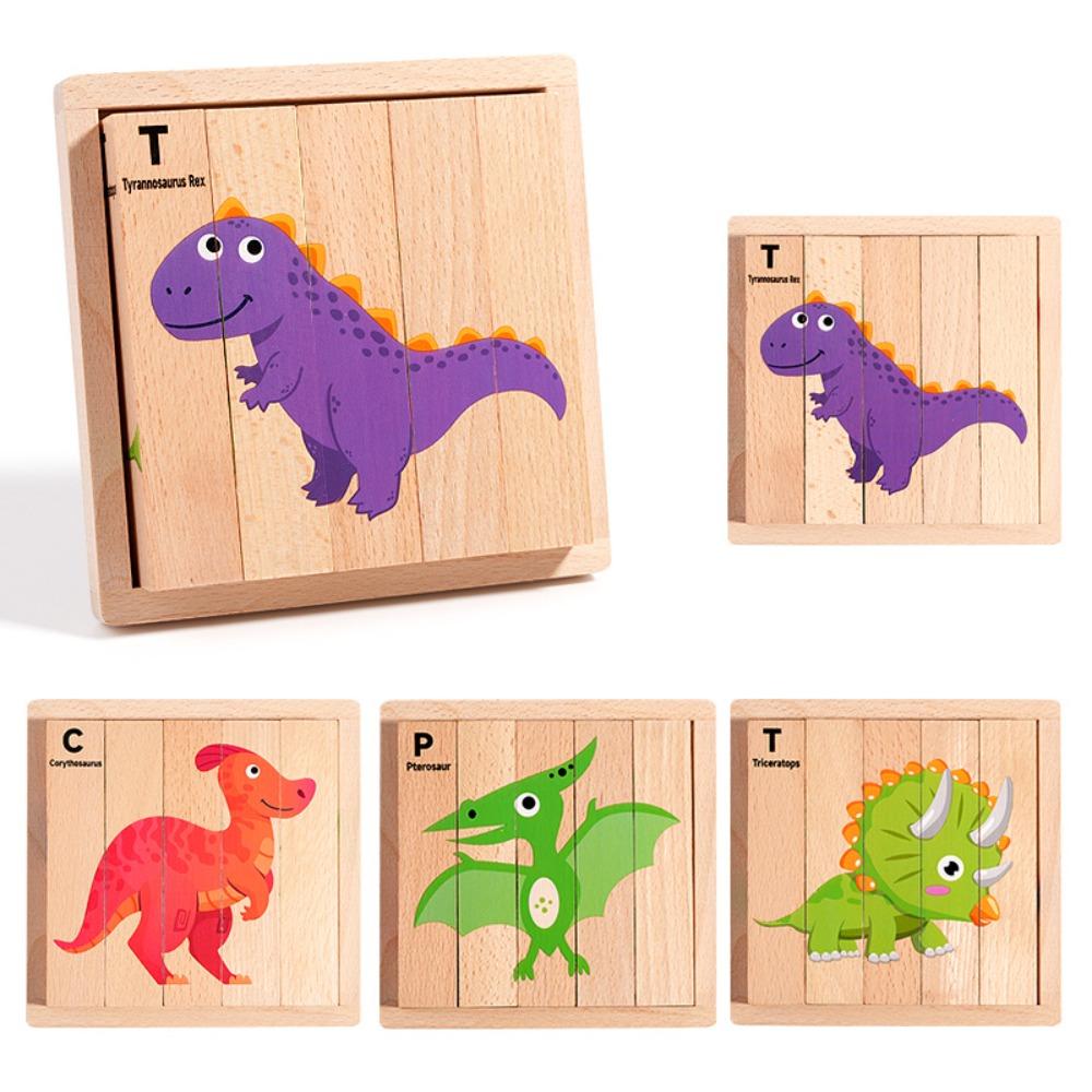 

Educational Traffic Wood Puzzle Toys Wooden Educational Jigsaw Toys Girls Boys Style B