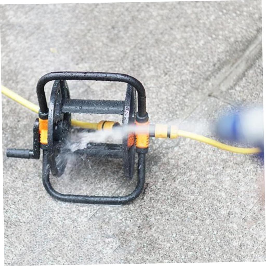 Yardwe Stainless Steel Hose 20M for Car Washing and Garden Hose Twist Compact Assembled Hose Holder Reel, Capacity, Reel, Prevention, Storage,