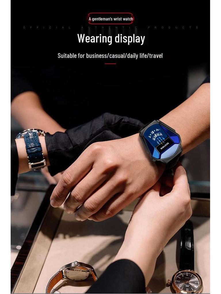 BESTWIN Diamond Alloy Quartz Watch for Men - Trendy Couple's Watch