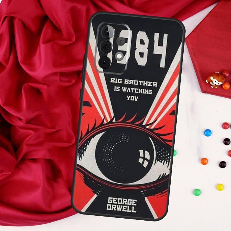 1984 George Orwell Case For Samsung Galaxy A54 A34 A14 A51 A71 A12 A22 A32 A52 A13 A23 A33 A53 A73 Coque