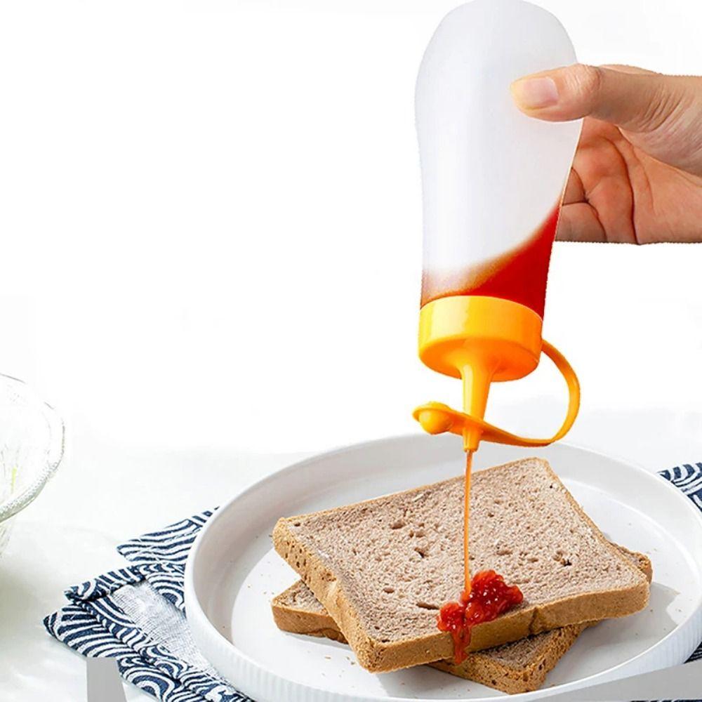 1ks 4 kapacitní ždímací láhve Dávkovače kečupové hořčice Nádobka na stříkání