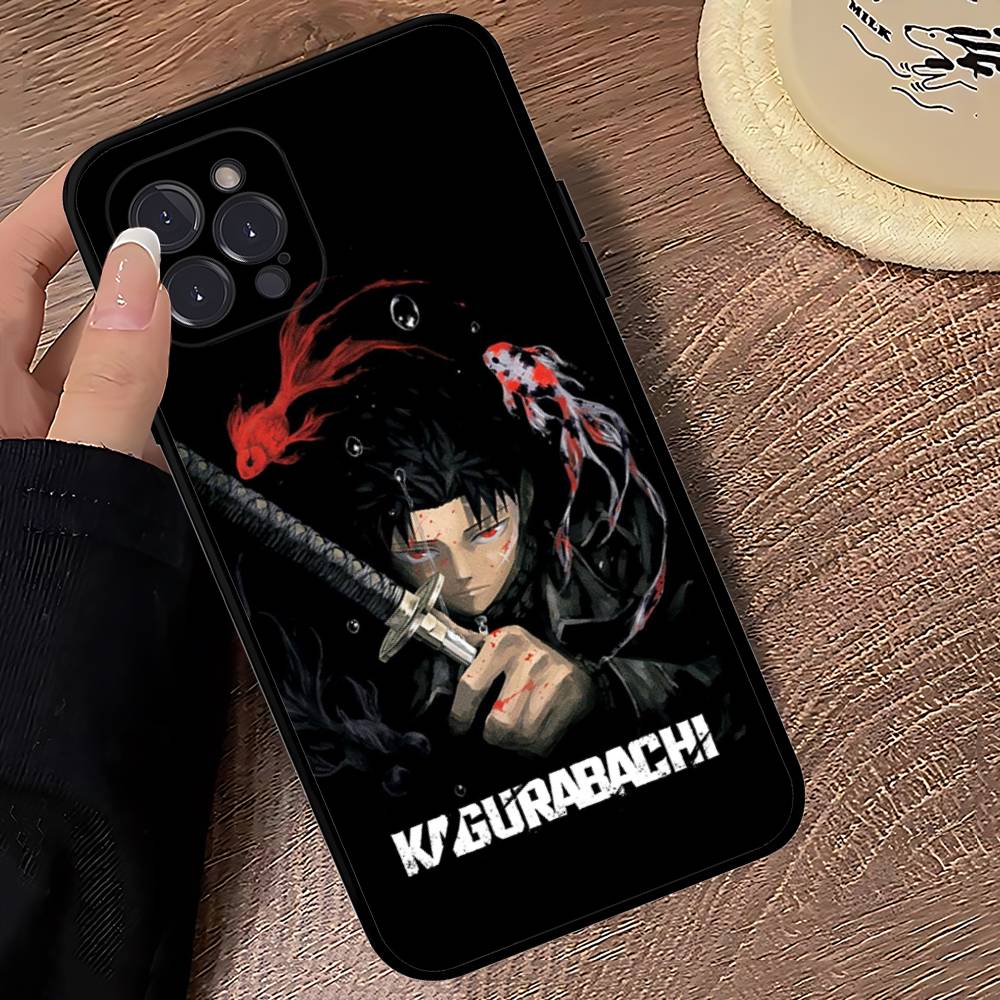 Kagurabachi Phone Case For iPhone 16 15 14 13 12 Mini 11 Pro XS Max X XR SE 6 7 8 Plus Soft Silicone Cover