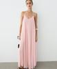 Masimodutti Fluid Pleated Strap Dress