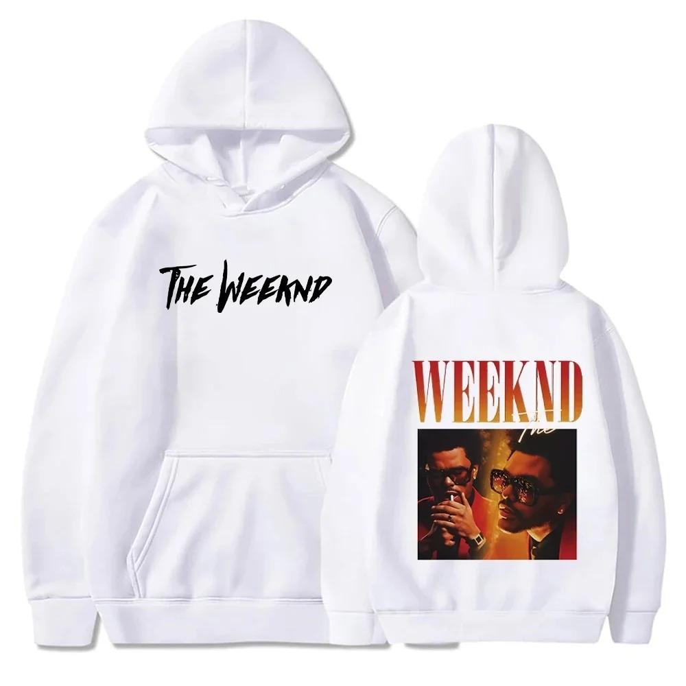 Weeknd Fleece Sweatshirts Casual Loose Hoodies The Weeknd Oversized Hoodie Streetwear Pullover Unisex Printing