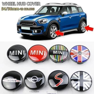 4 Stück 54mm 56mm Auto Radnabenkappen Felgenabdeckung Abzeichen Emblem Für Mini Cooper R56 R50 R53 R55 R57 R60 F54 F55