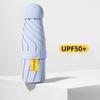 Five-Folding Dual-Purpose Capsule Umbrella Sun Protection Sunshade Pocket Women'S Umbrella Compact Umbrella Foldable Rain