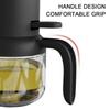 Transparent Oil Bottle With Sprayers Refillable Soys Sauce Vinegar Sprayers For Barbecue Use