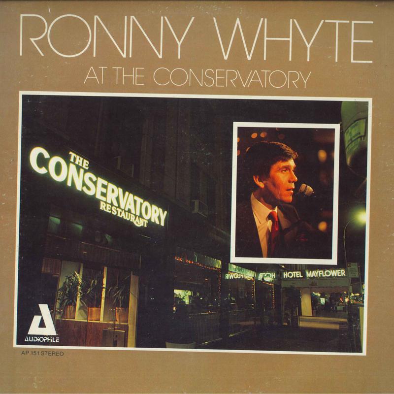 

LP Record RONNY WHYTE - At the Conservatory AP151 AUDIOPHILE 1980 US Jazz Used