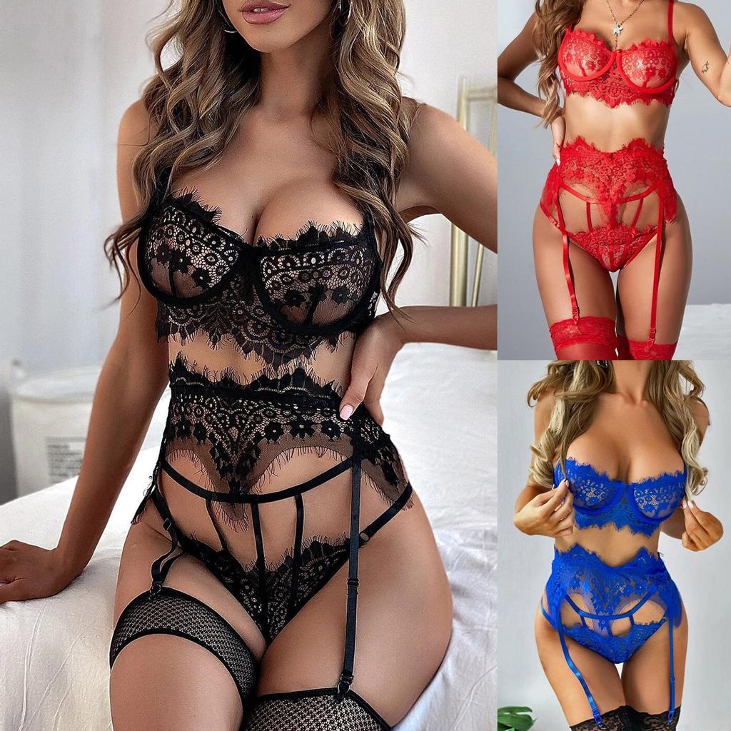 New Sexy Fashion Lace  Lingerie  Underwear Sleepwear G-string  Pajamas Garter