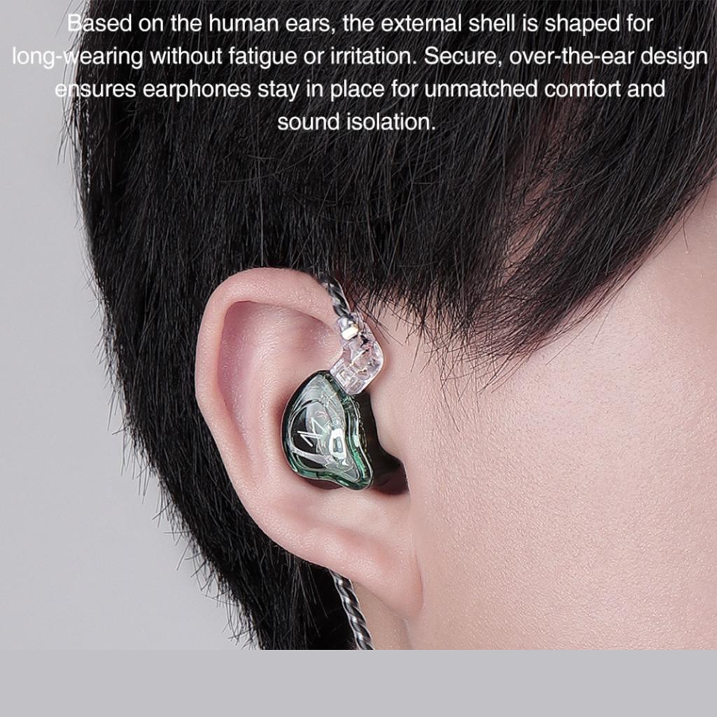3.5mmJack Headset Ear-in Detachable Cable Earphone with Dynamic Driver Stereo Bass Sound Strong Ability Earphones