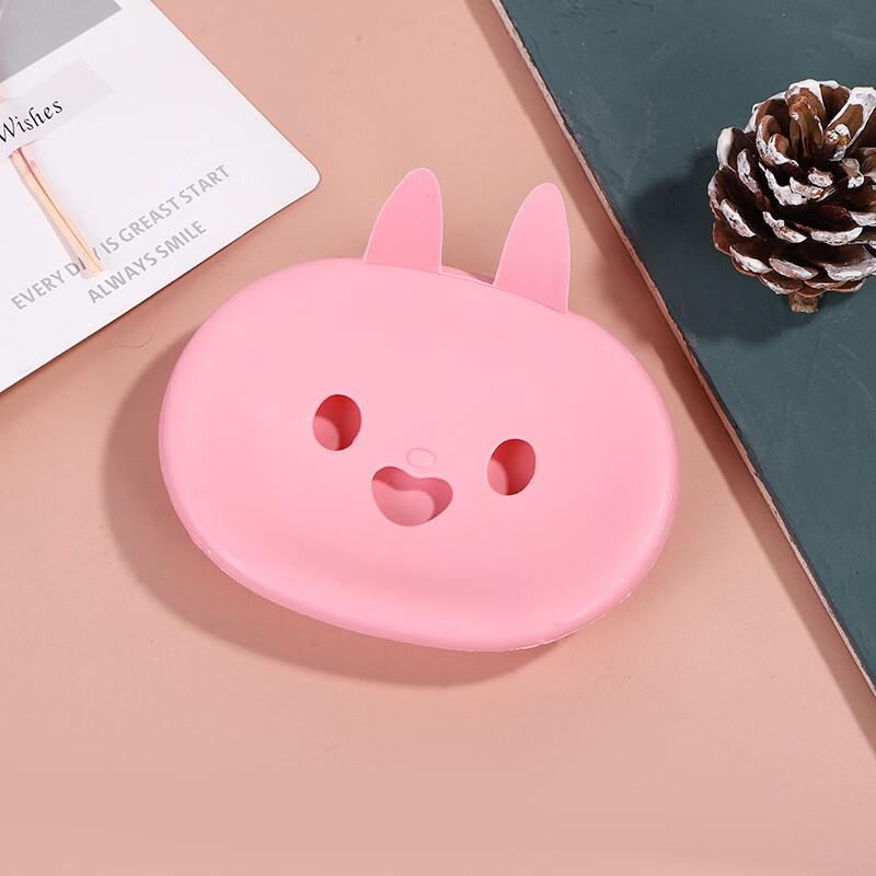 Cute Cartoon Smiling Face Wall-Mounted Soap Dish