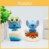 Beach Pvc Stitch Action Figures Model Toy Tabletop Decoration Cute Kids Gifts