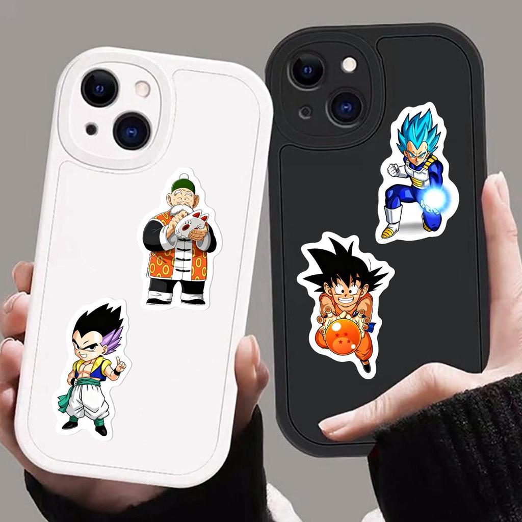 60 Waterproof Dragon Ball Anime Stickers for Scrapbooking, Phone Cases, Notebooks, and Refrigerators