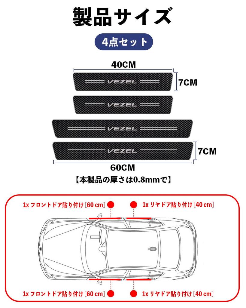 HUDIY Honda Dedicated New Vezel Side Step Guard VEZEL RV3 RV4 RV5 RV6 RV