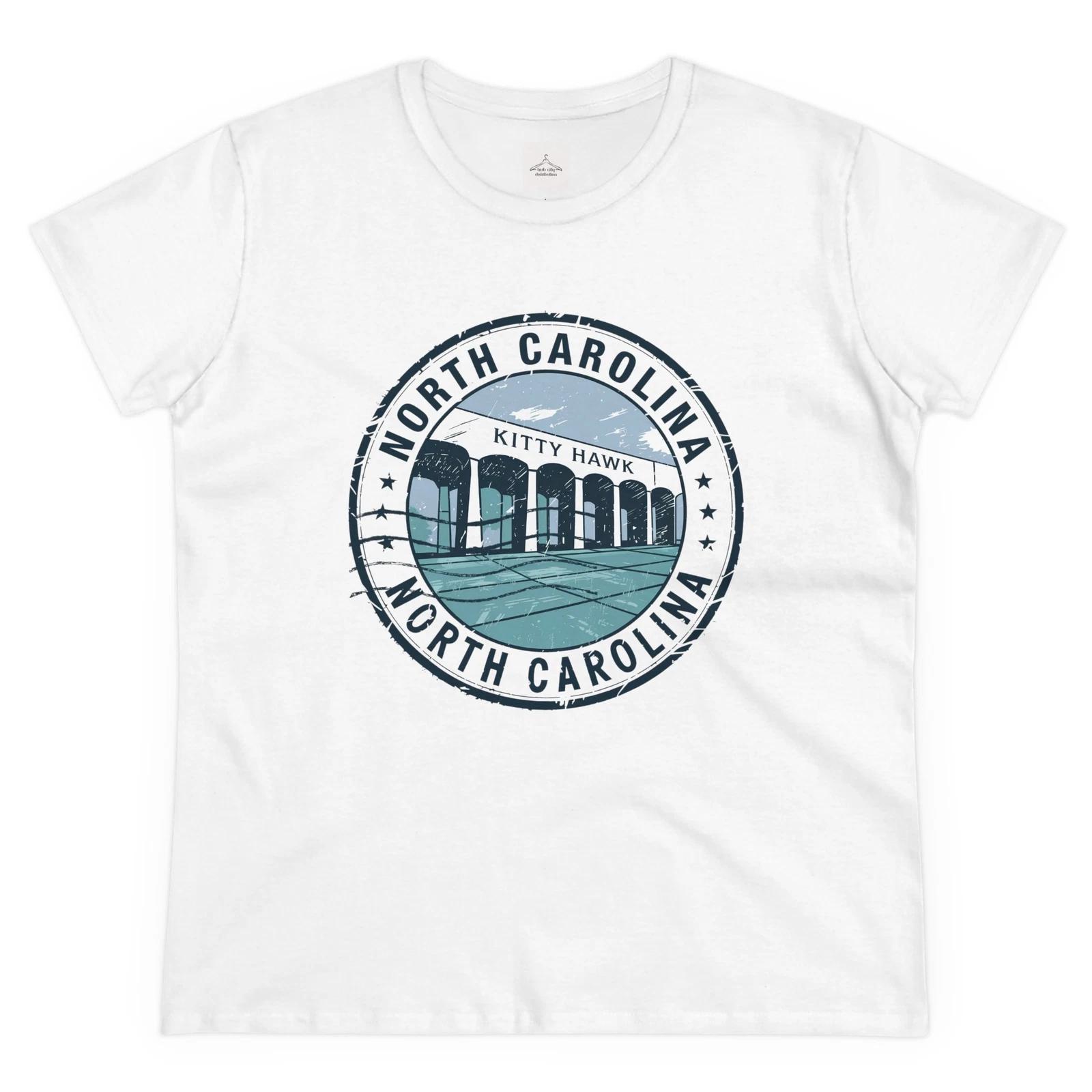 North Carolina Vintage Tee, Kitty Hawk Shirt, Summer Casual Top, Gift for XL