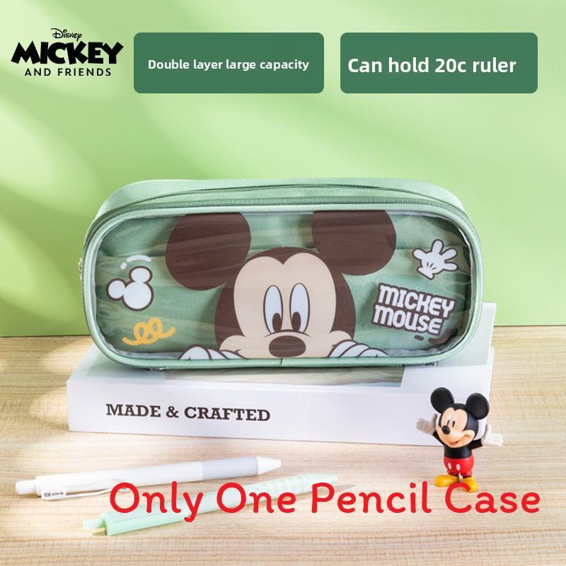 Transparent Pencil Organizer With High Capacity For Elementary School Students